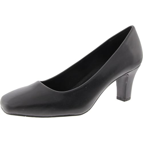 Easy Street Damen Poet Pumps, Schwarz, 44 EU Weit von Easy Street