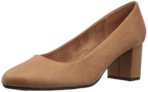 Easy Street Damen Proper Dress Pumps, Sandfarbenes Wildleder, 38 EU von Easy Street