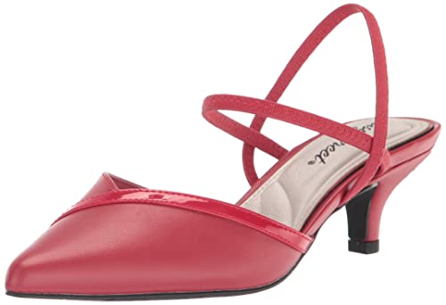 Easy Street Damen Unna Pumps, Rot/Ausflug, einfarbig (Getaway Solids), 38.5 EU Weit von Easy Street