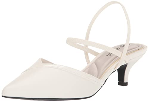 Easy Street Damen Unna Pumps, Weiss/opulenter Garten, 41 EU X-Weit von Easy Street