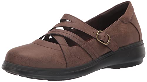 Easy Street Damen Wise Mary Jane Schuh, Tan/Gore, 42.5 EU von Easy Street