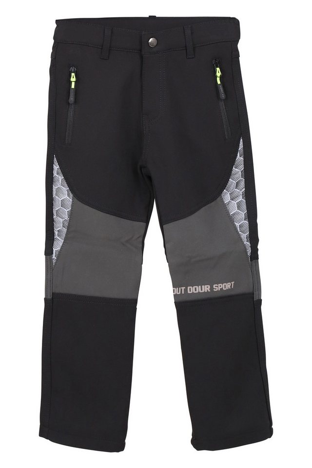 Easy Young Fashion Funktionshose SF1832 gefütterte Softshellhose von Easy Young Fashion