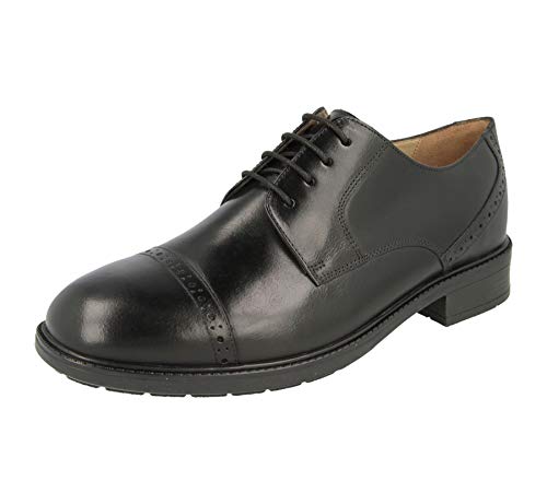 Easy b Bedford Herrenschuhe, extrabreite Passform, Brogue-Detail, Schwarz, Schwarz , 40 EU Easy b Bedford Herrenschuhe, extrabreite Passform, Brogue-Detail, Schwarz, Schwarz , 40 EU von Easy b