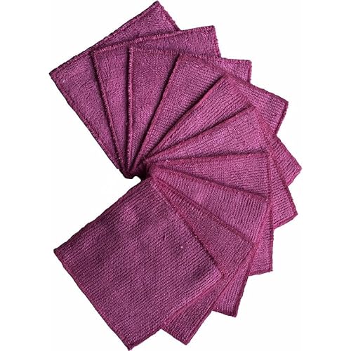 10 x 10 cm waschbare Make-up-Entferner aus Bambus, wiederverwendbar, weich und saugfähig von Easy dort