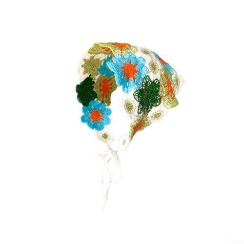 Handgefertigtes Dreieck-Stirnband Damen gestricktes Kopftuch für mühelose Alltagsmode (01) von EasyByMall