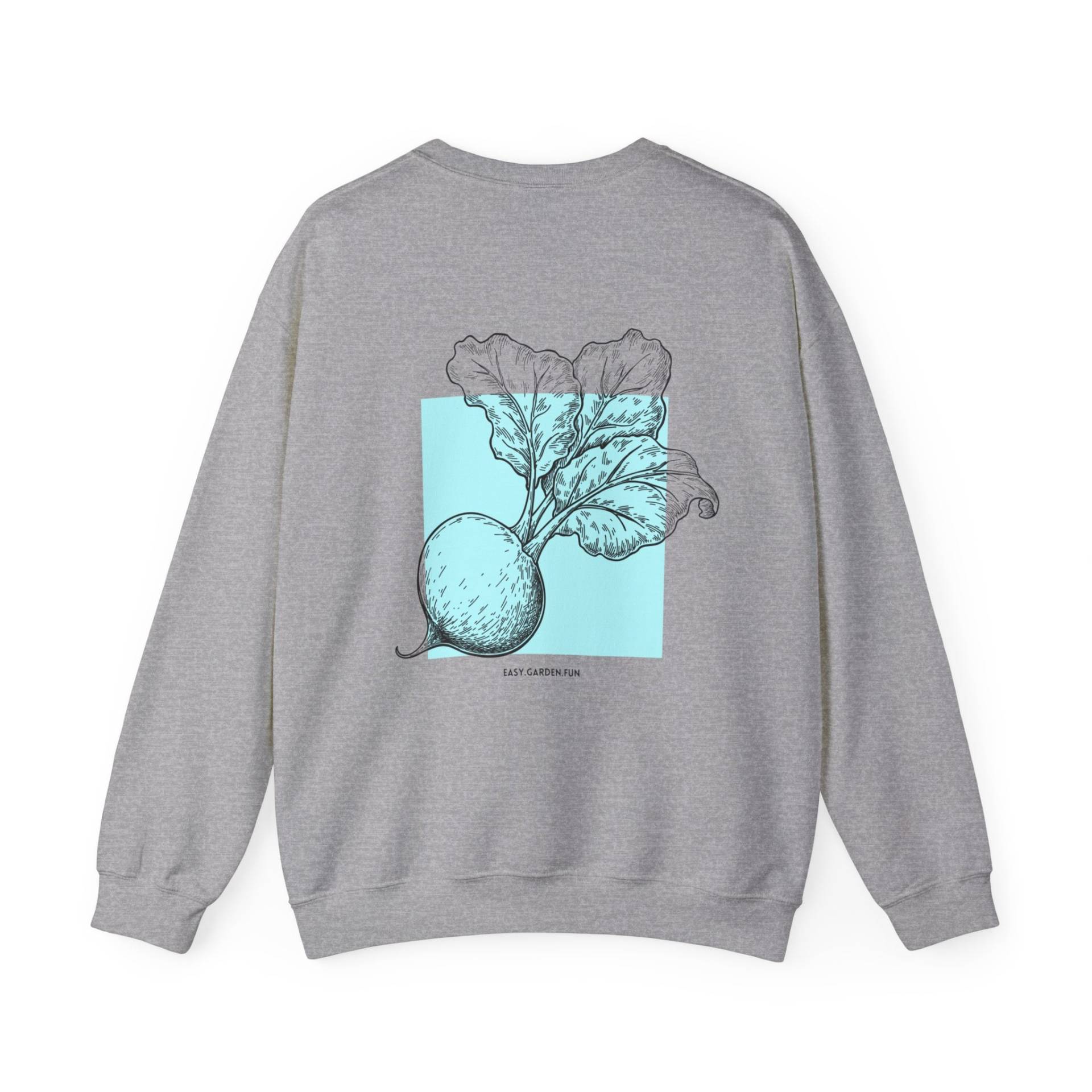 Gärtnerin Sweatshirt/Raphanus Grau von EasyGardenFun