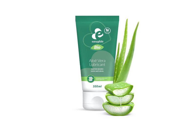 EasyGlide Gleitgel EasyGlide - Bio & Natur Wasserbasiertes Gleitmittel Aloe vera - 100 ml von EasyGlide