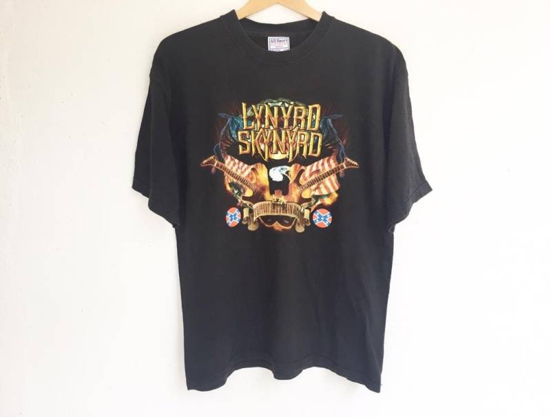 Lynyrd Skynyrd Support Southern Rock Nice Design Vorder - Und Rückseite L Größe Slipknot/Misfit/Pantera von EasyXHardshoppe