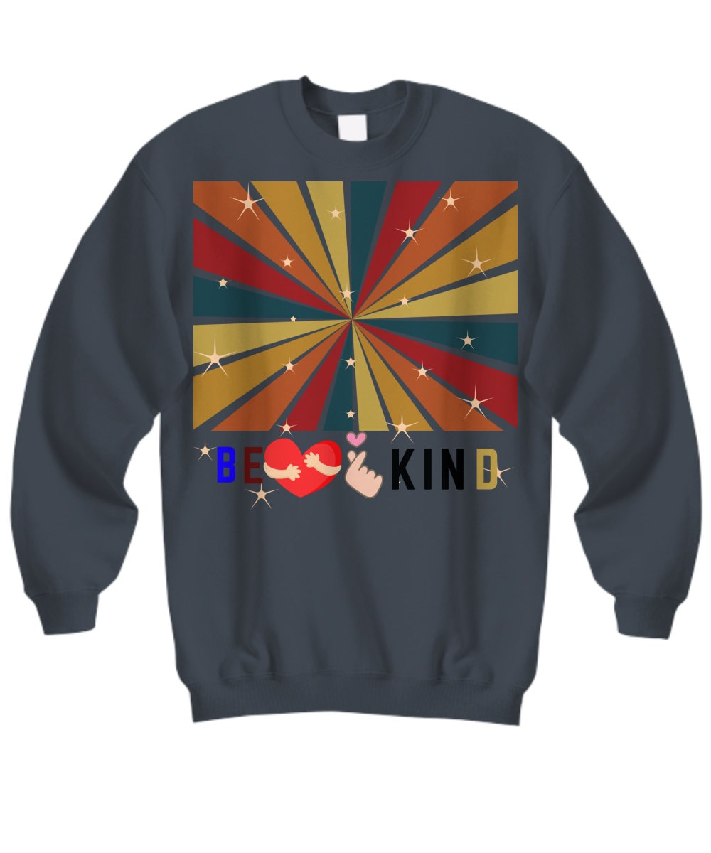 Be Kind Gebärdensprache Sweatshirt Liebe Herz Pullover Be Kind Gebärdensprache Sweatshirt Liebe Herz Pullover von Easyfan