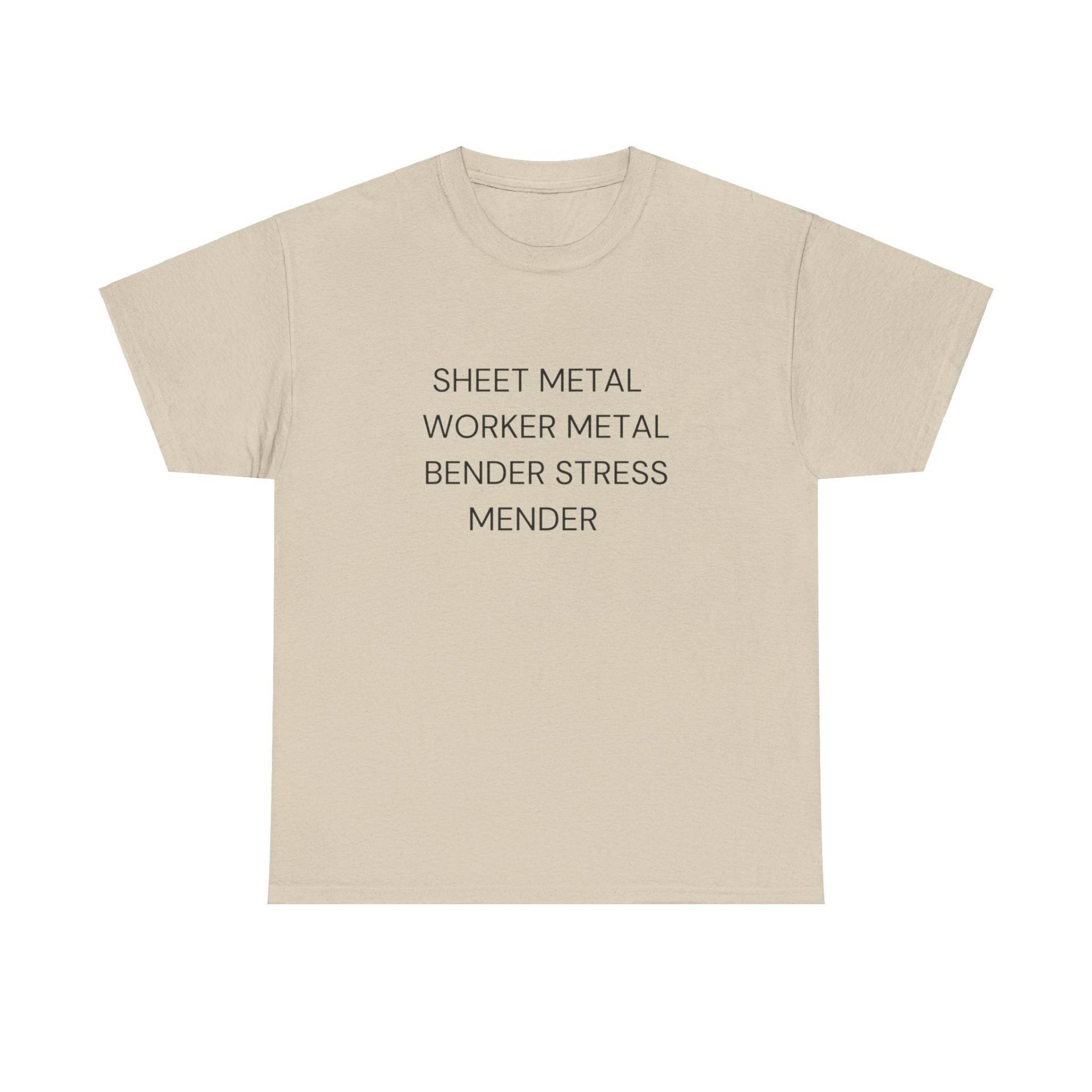 Blecharbeiter T-Shirt, Metallherstellung, Stahl Handwerker von Easyfan