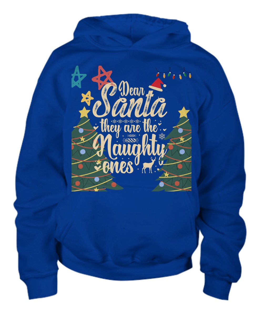 Jugend Santa Hoodie Weihnachten Sweatshirt Mit Rundhalsausschnitt von Easyfan