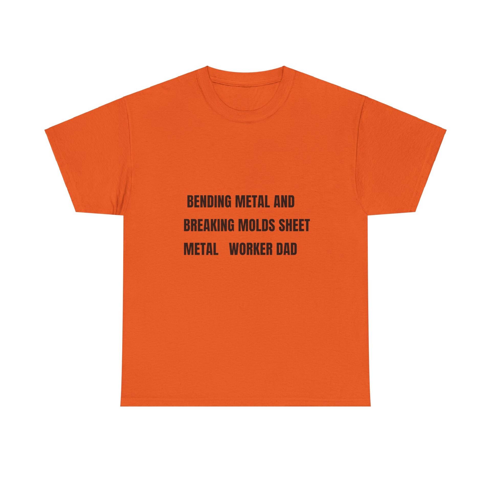 Sheet Metal Worker Dad T-Shirt, Fabrication Experte Aus Schwerer Baumwolle T-Shirt von Easyfan