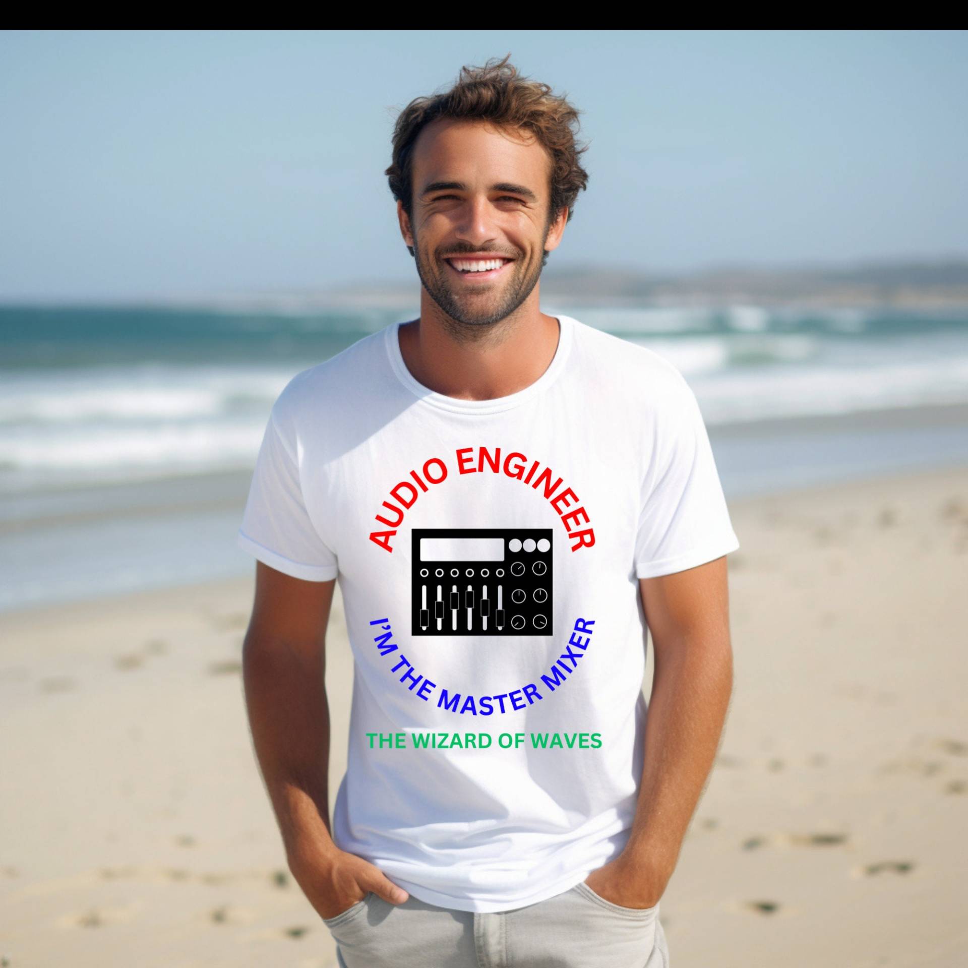 Tontechniker T-Shirt Unisex Aus Baumwolle von Easyfan