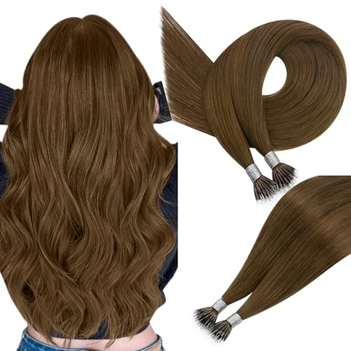 Easyouth Nano Ring Extensions Echthaar Braun Extensions Echthaar Nanoring Mittelbraun Haarverlängerung Nanoring Extension Für Damen 55cm 50 g 50s #4 1g/s Easyouth Nano Ring Extensions Echthaar Braun Extensions Echthaar Nanoring Mittelbraun Haarverlängerung Nanoring Extension Für Damen 55cm 50 g 50s #4 1g/s von Easyouth