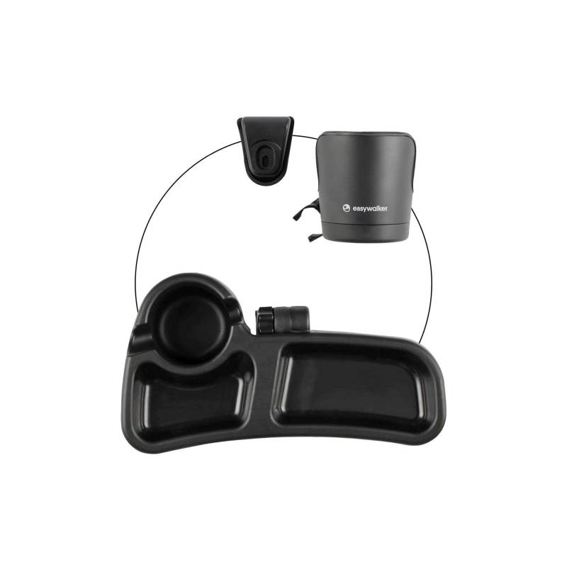 Easywalker Getränkehalter und Snack-Fach von Easywalker