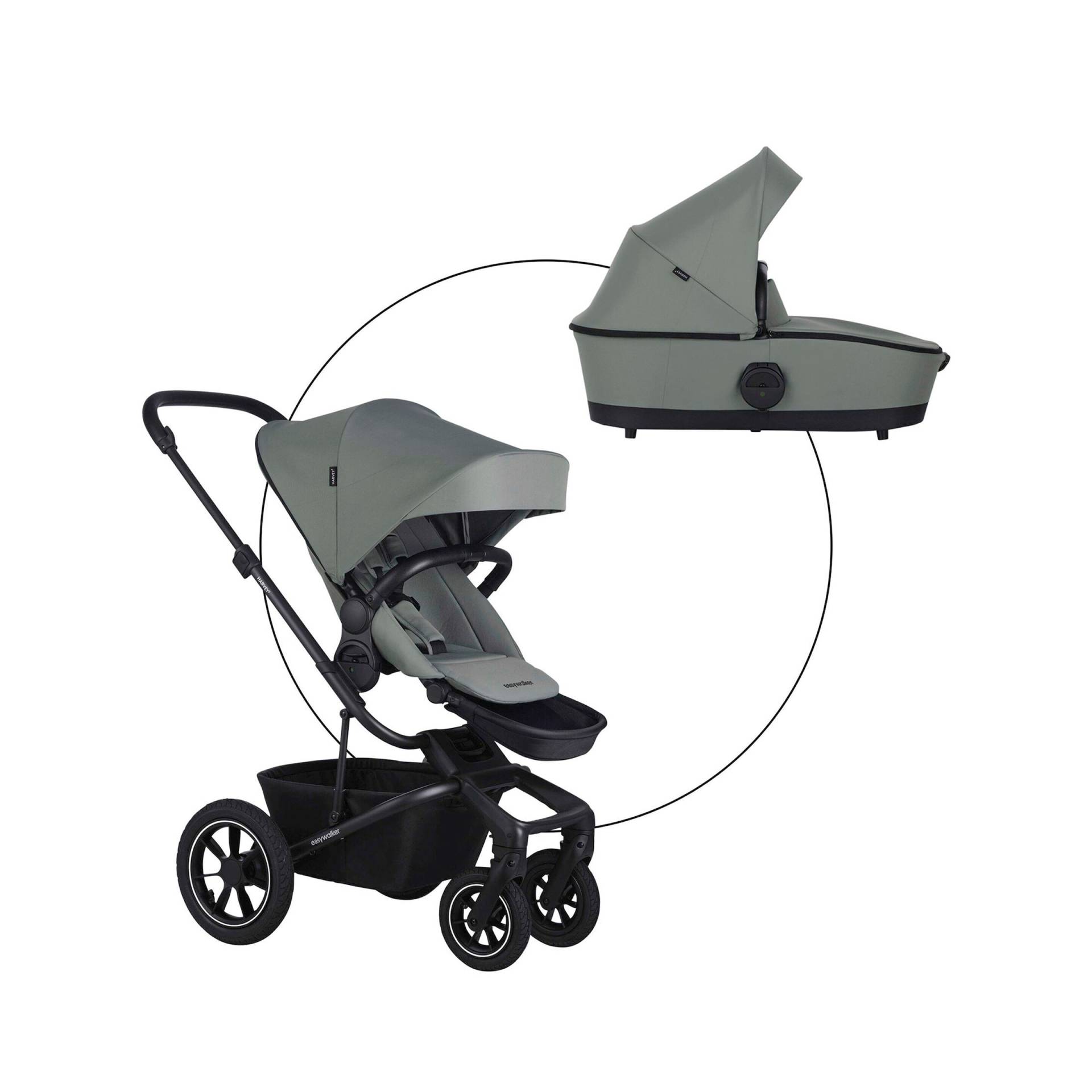 Easywalker Kinderwagen Harvey 5 Air gruen von Easywalker