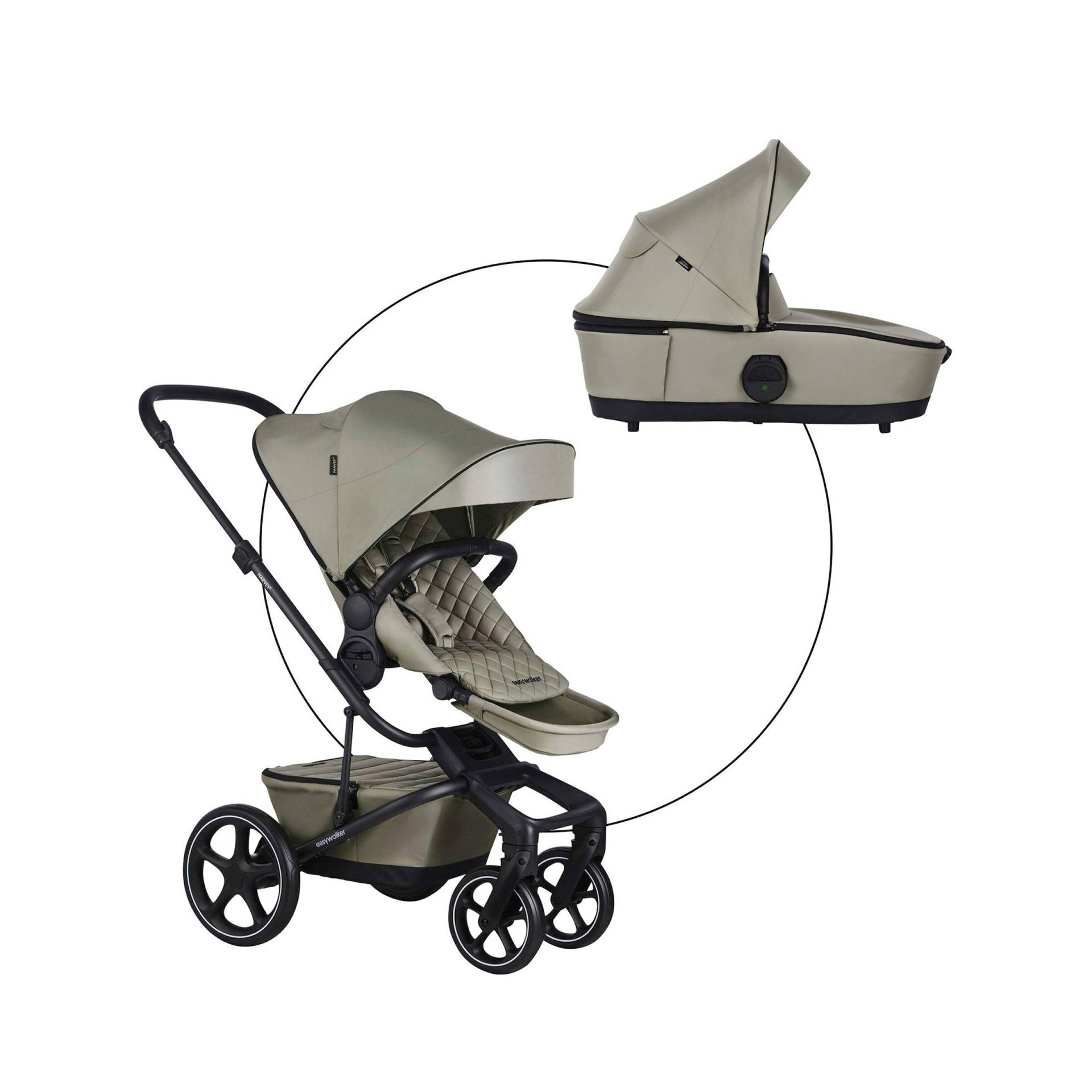 Easywalker Kinderwagen Harvey 5 Premium beige von Easywalker