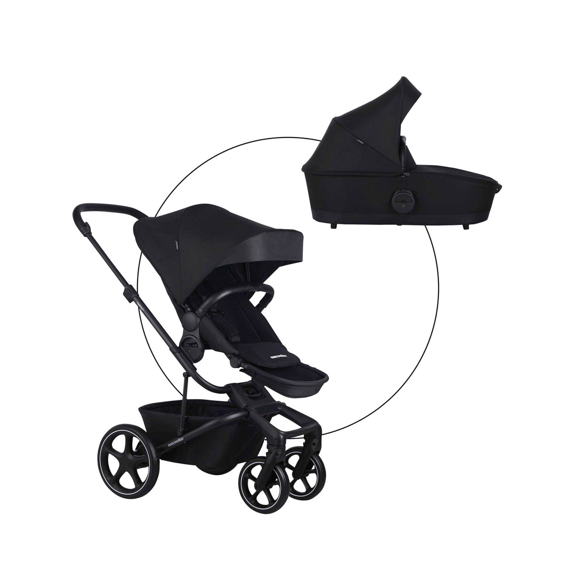 Easywalker Kinderwagen Harvey 5 schwarz von Easywalker