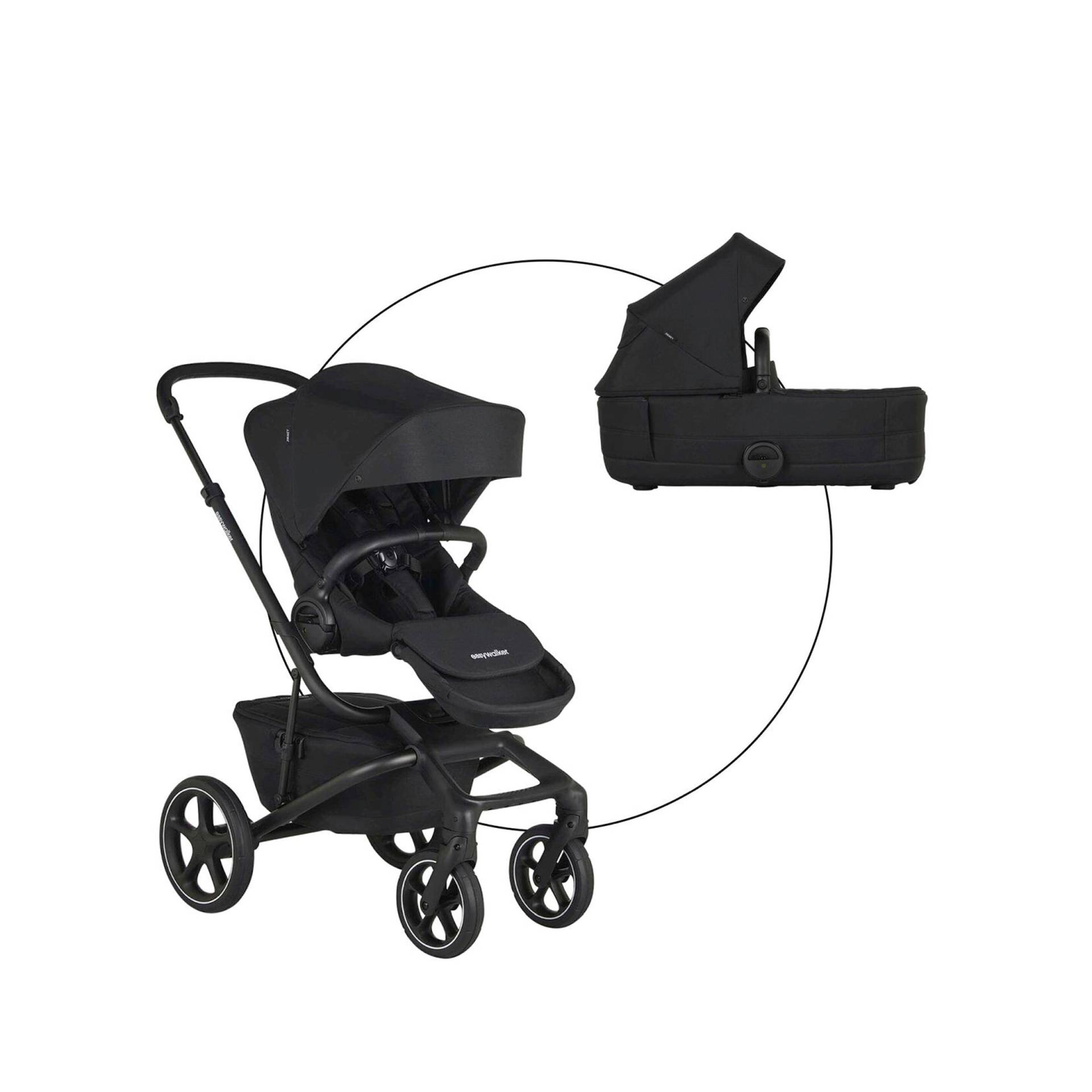 Easywalker Kombikinderwagen Jimmey Bundle schwarz von Easywalker