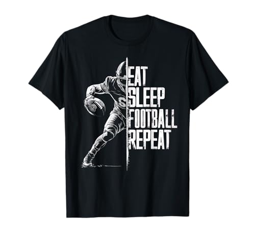 Eat Sleep Football Repeat Fußballfans für Kinder und Jungen T-Shirt Eat Sleep Football Repeat Fußballfans für Kinder und Jungen T-Shirt von Eat Sleep Football Repeat
