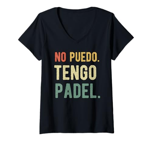 Damen Nein, Puedo Tengo Padel, lustige Spielerprioritäten, Mexiko T-Shirt mit V-Ausschnitt Damen Nein, Puedo Tengo Padel, lustige Spielerprioritäten, Mexiko T-Shirt mit V-Ausschnitt von Eat Sleep Padel Repeat