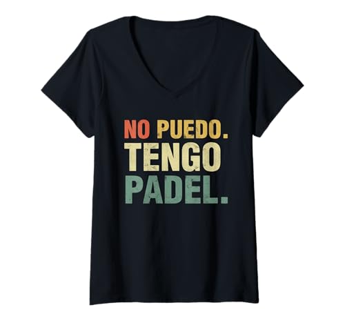 Damen Nein, Puedo Tengo Padel, lustige Spielerprioritäten, Mexiko T-Shirt mit V-Ausschnitt Damen Nein, Puedo Tengo Padel, lustige Spielerprioritäten, Mexiko T-Shirt mit V-Ausschnitt von Eat Sleep Padel Repeat