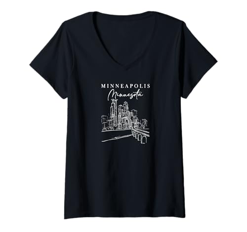 Damen Die Stadt der Seen ist EIN Reisebedürfnis T-Shirt mit V-Ausschnitt von Eat Sleep Travel