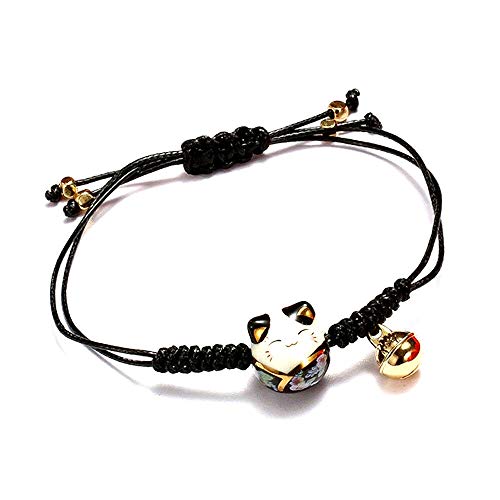 EatingBiting Feng Shui Glücksbringer Keramik Katze Maneki Neko Glück Reichtum schwarz Armband Perlen Armbänder verstellbar Reichtum Gesundheit Glück Reichtum Geld Symbol für Geldbörse Tasche Armband EatingBiting Feng Shui Glücksbringer Keramik Katze Maneki Neko Glück Reichtum schwarz Armband Perlen Armbänder verstellbar Reichtum Gesundheit Glück Reichtum Geld Symbol für Geldbörse Tasche Armband von EatingBiting
