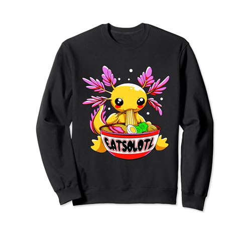 Eatsolotl Kawaii Axolotl Ramen Nudeln Kinder Mädchen Teenager Sweatshirt von Eatsolotl Kawaii Axolotl Ramen Noodles Kids Girls