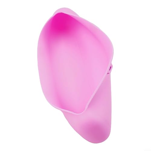 Eawfgtuw Silikon-Make-up-Pinselhalter, Reise-Kosmetik-Organizer, tragbare Beauty-Aufbewahrungsbox, wasserdicht, kompakter Make-up-Pinselbehälter für Reisen, Make-up (Rosa) von Eawfgtuw