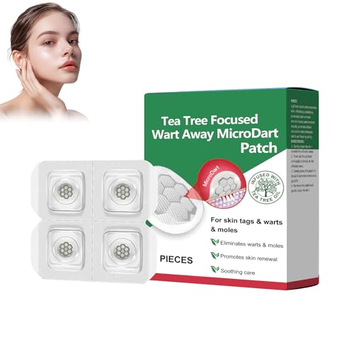 Eazerom 17 Tea Tree MicroDart Patch,Microdart Pimple Patch,Nano Microneedle Patch for Skin,Micro Darts T-ag Gone Patch for Skincare,for All Skin Types,Acne Pimple Patches with Invisible von Eazerom