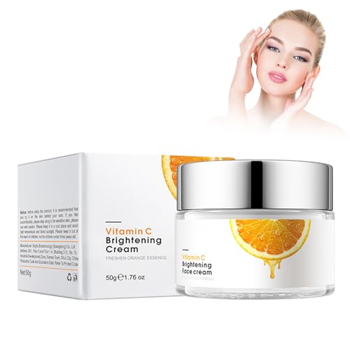 Eazerom 26 Vitamin C Gesichtscreme, 50gHyaluronsäure und Vitamin C, Natürliche Anti-Aging & Anti-Falten Tages- und Nachtgesichtscreme für Frauen und Männer, Anti-Aging Feuchtigkeitscreme von Eazerom