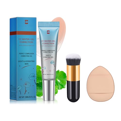 Eazerom 44 45ml CC Cream,für Farbkorrektur Voll Deckende Foundation mit LSF 25,Getönte Gesichtscreme,Verbessert den Teint & Spendet Feuchtigkeit,Langanhaltender Feuchtigkeitsspendender Concealer von Eazerom