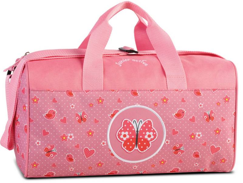 Ebaxx Sporttasche Kinder Sport Reise Tasche Jungen Mädchen Dino Hund Katze Löwe Auto von Ebaxx