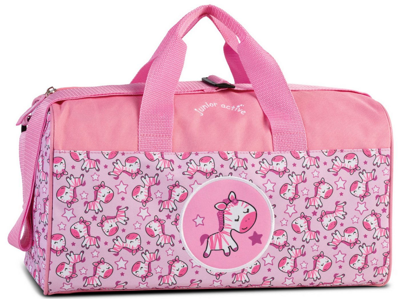 Ebaxx Sporttasche Kinder Sport Reise Tasche Jungen Mädchen Dino Hund Katze Löwe Auto von Ebaxx