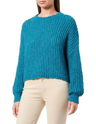 Ebeeza Damen Modischer Pullover TÜRKIS M/L von Ebeeza