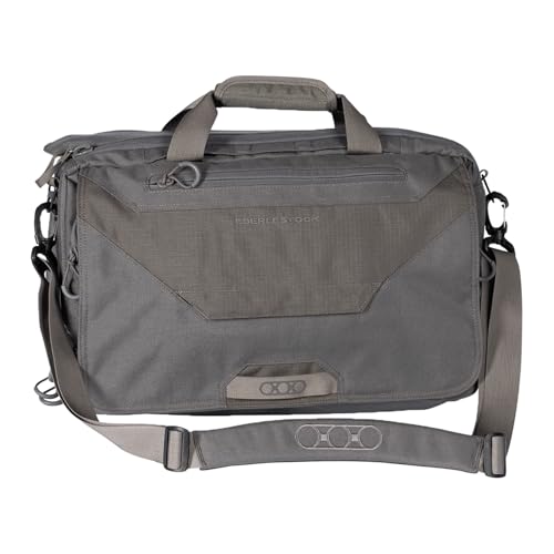 Eberlestock Executive Brief – CCW-Fach Aktentasche – EDC-Organisations-Arbeitspaket – 500D Cordura-Nylon, GRAU, 10"H x 6"D x 17.5"L, Volume: 1050 c.i./17.20 L von Eberlestock