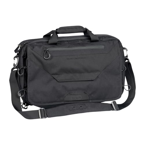 Eberlestock Executive Brief – CCW-Fach Aktentasche – EDC-Organisations-Arbeitspaket – 500D Cordura-Nylon, Schwarz, 10"H x 6"D x 17.5"L, Volume: 1050 c.i./17.20 L von Eberlestock