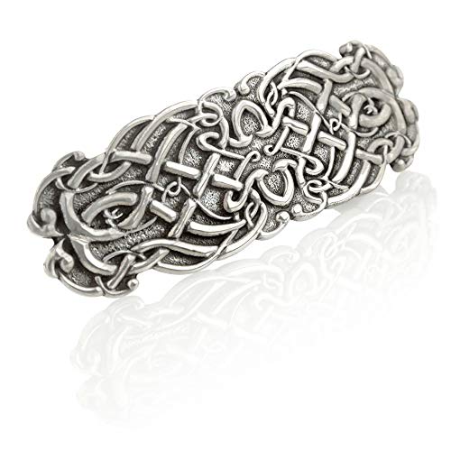 Celtic Weave - reich verzierte keltische Haarspange aus England von Eburya