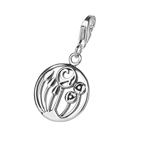 Eburya C. R. MacKintosh Charm aus Sterling Silber - Handgefertigt in Schottland von Eburya