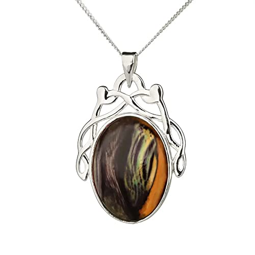 Eburya Heathergem Round Pendant aus Sterling Silber Eburya Heathergem Round Pendant aus Sterling Silber von Eburya