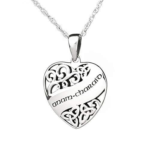 Eburya Anam Charaid (gälisch: Seelenverwandte) - Keltische Herz Kette aus Schottland von Eburya