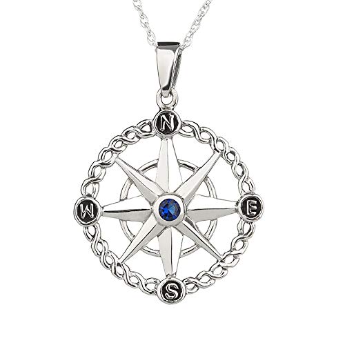 Eburya Voyager - Outlander Kompass aus Sterling Silber - Handgefertigt in Schottland von Eburya