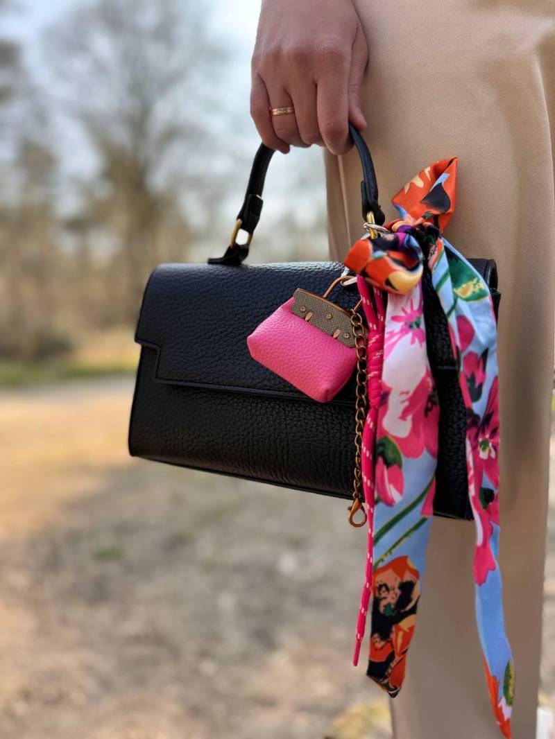 Handmade Retro Keychain With Mini Purse Charm - Cute Lanyard For Keys Or Bags. Gift Her von EcBogatii