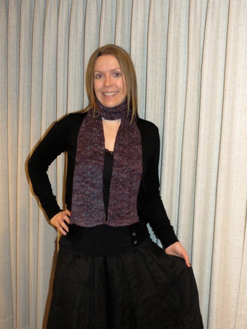 100% Merino Handgestrickte Kathedrale Spitze Schal von EccentricWool