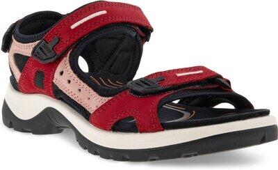 Damen Trekkingsandale ECCO Damen Trekkingsandale Offroad Yucatan CHILI RED/DAMASK ROSE - Gr. - 37 von Ecco
