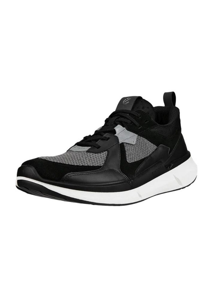 Ecco Biom 2.2 (ECCO-Leder) schwarz/grau Herren Sneaker von Ecco