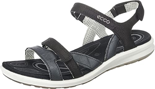 ECCO Damen CRUISE II Flat Sandal, Schwarz (BLACK/BLACK), 36 EU von ECCO