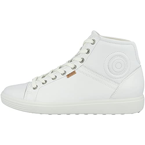 Ecco Damen SOFT7W High-Top, WeiÃŸ (White 1007), 43 EU von ECCO