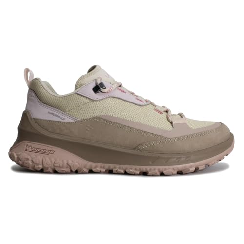 ECCO ULT-TRN Damen-Turnschuhe aus Leder, Textil, hautfarben, Kalksteinfarben, Größe 41-42, Nude Limestone, 8/8.5 UK von ECCO